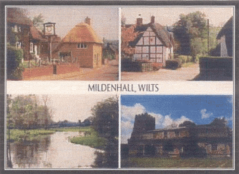 Postcard pictures of Mildenhall England